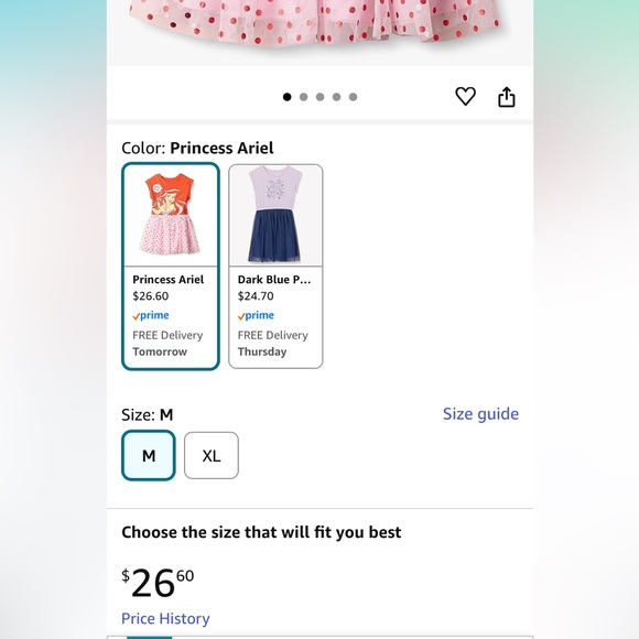 Amazon Essentials Disney Toddlers' Knit Short-Sleeve Tutu Dresses - Picture 2 of 11